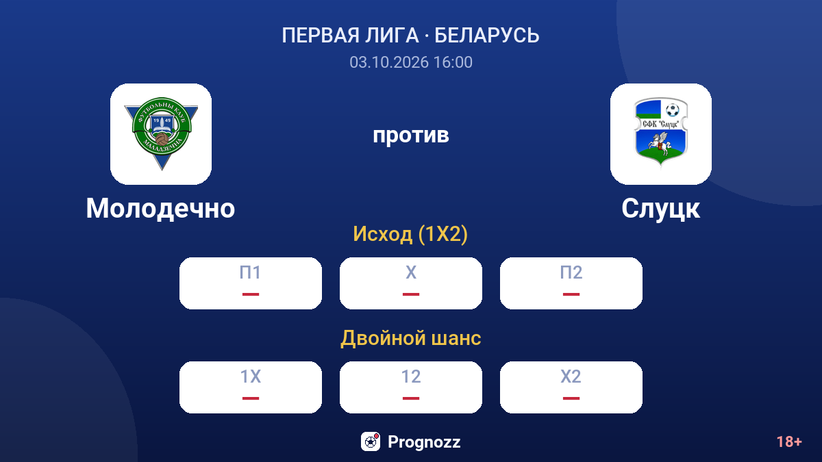 Молодечно — Слуцк — коэффициенты