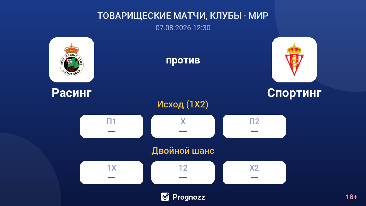 Расинг — Спортинг — коэффициенты