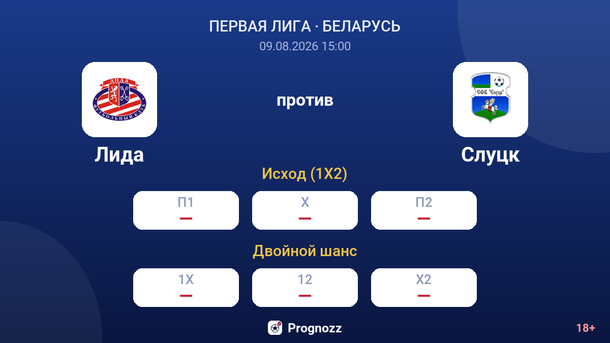 Лида — Слуцк — коэффициенты