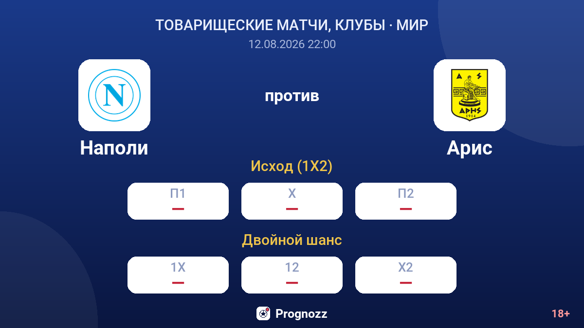 Наполи — Арис — коэффициенты