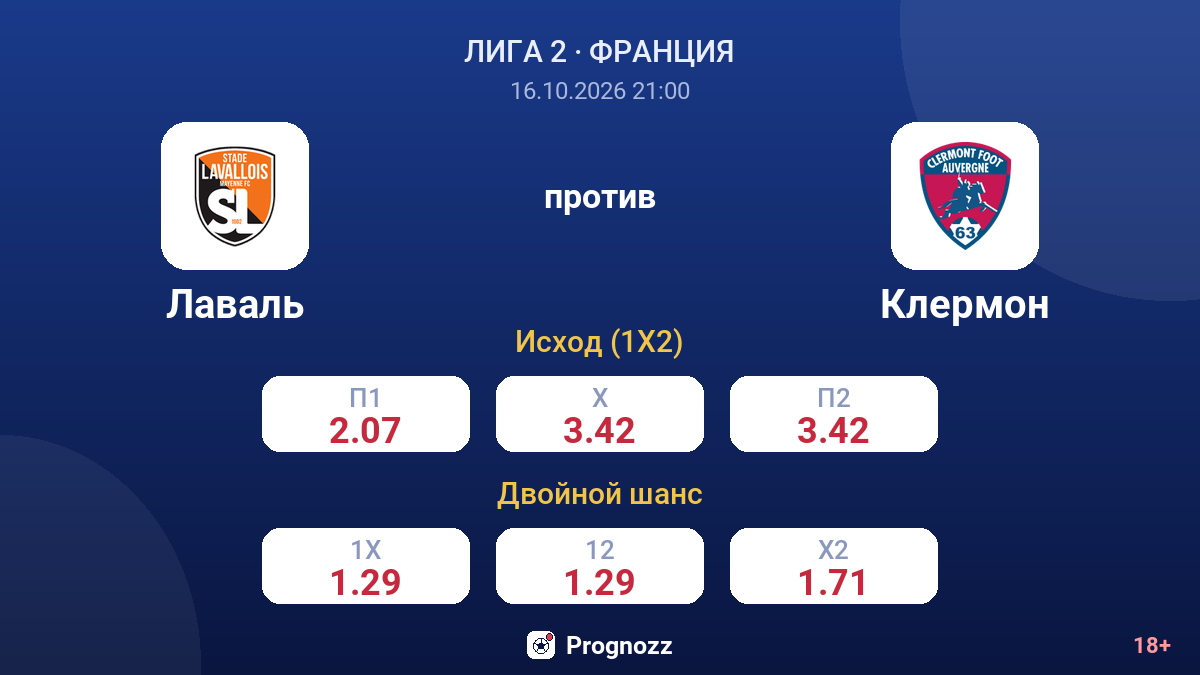 Лаваль — Клермон — коэффициенты