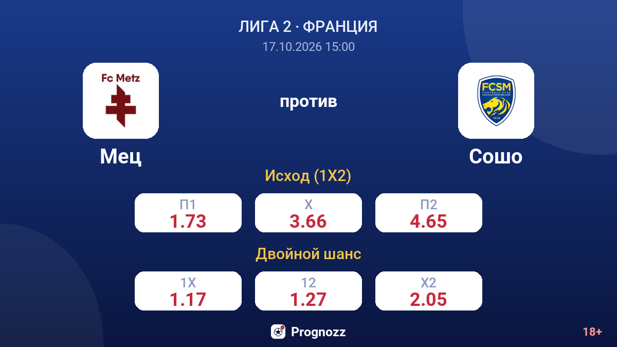Мец — Сошо — коэффициенты